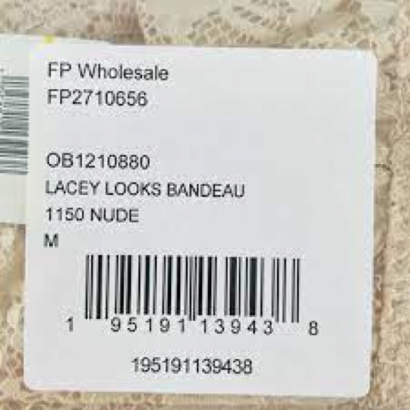 FREE PEOPLE Lacey Looks Bandeau Nude OB1310880 - Picture 4 of 6